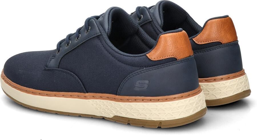 Skechers Garlan heren veterschoen Blauw - Foto 4