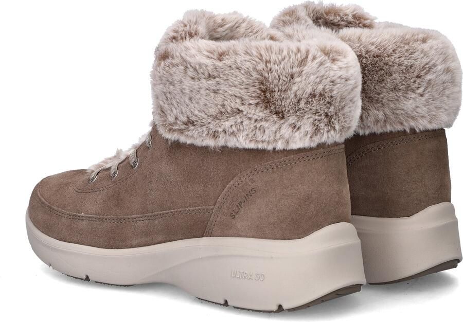 Skechers Glacial Ultimate Slip-Ins dames veterboot Donker Taupe - Foto 4