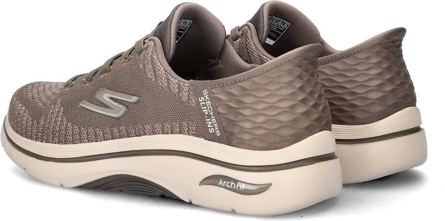 Skechers Hands Free Slip-Ins Go Walk Arch Fit 2.0 heren instapschoen Taupe - Foto 5