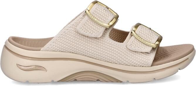 Skechers GO WALK ARCH FIT 2.0 SANDAL-C Dames Slippers Naturel - Foto 16