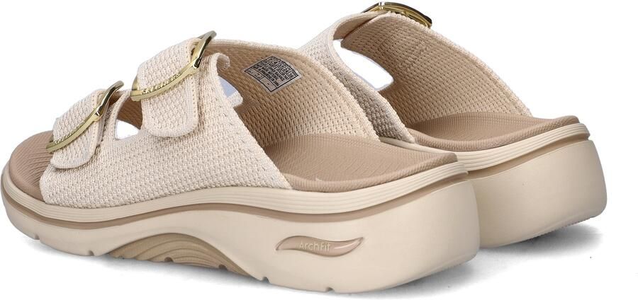 Skechers GO WALK ARCH FIT 2.0 SANDAL-C Dames Slippers Naturel - Foto 18