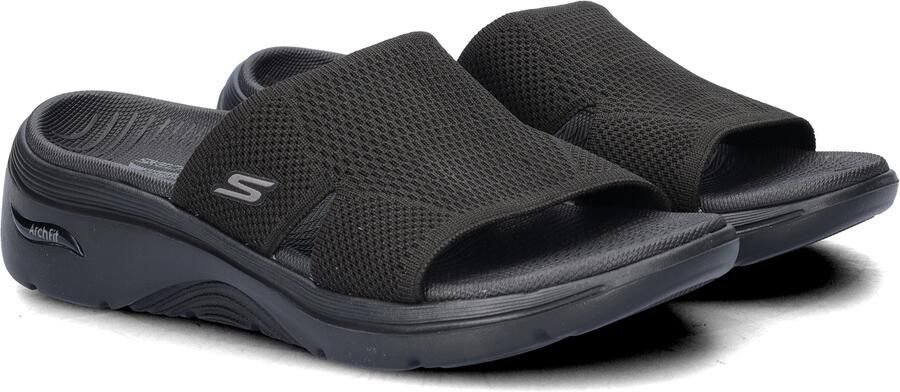 Skechers Go Walk Arch Fit dames slipper Zwart - Foto 4