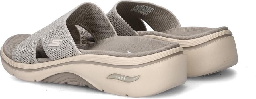 Skechers Go Walk Arch Fit dames slipper Taupe - Foto 5