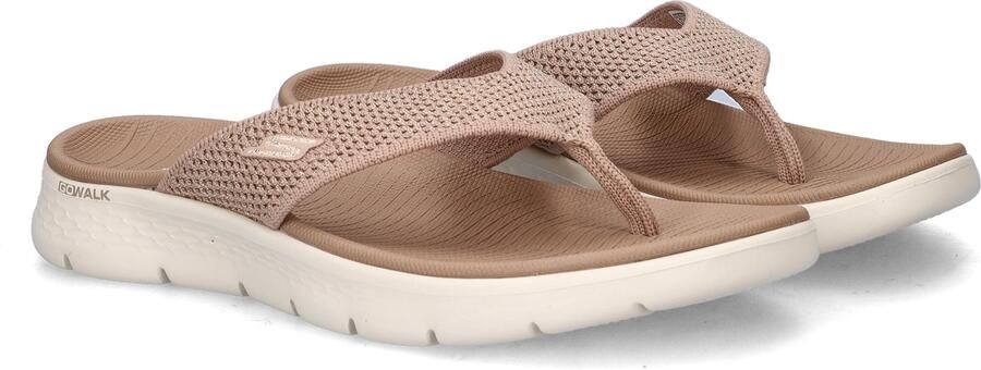 Skechers Go Walk Flex dames teenslipper Donker Taupe - Foto 3