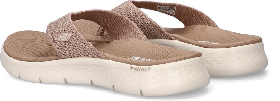 Skechers Go Walk Flex dames teenslipper Donker Taupe - Foto 4