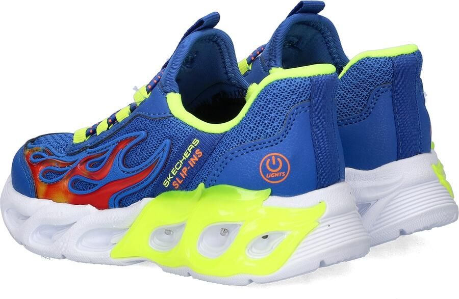 Skechers Skecher Hand Free Slip-Ins S Lights Thermo Flash 2.0 jongens sneaker Blauw - Foto 3