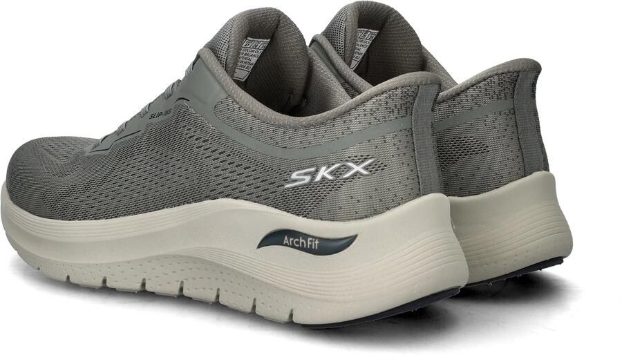 Skechers Hands Free Slip-In Arch Fit 2.0 heren instapper Kaki - Foto 3