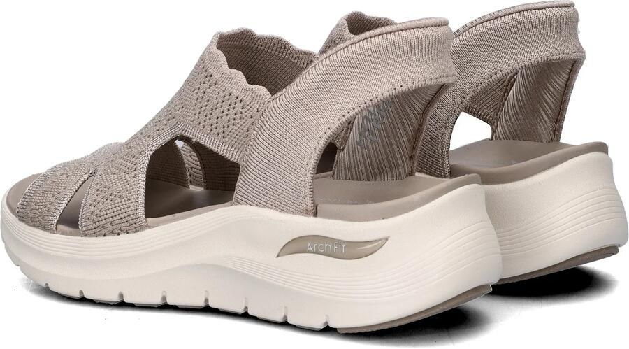 Skechers Hands Free Slip-In Arch Fit 2.0 dames sandaal Taupe - Foto 4