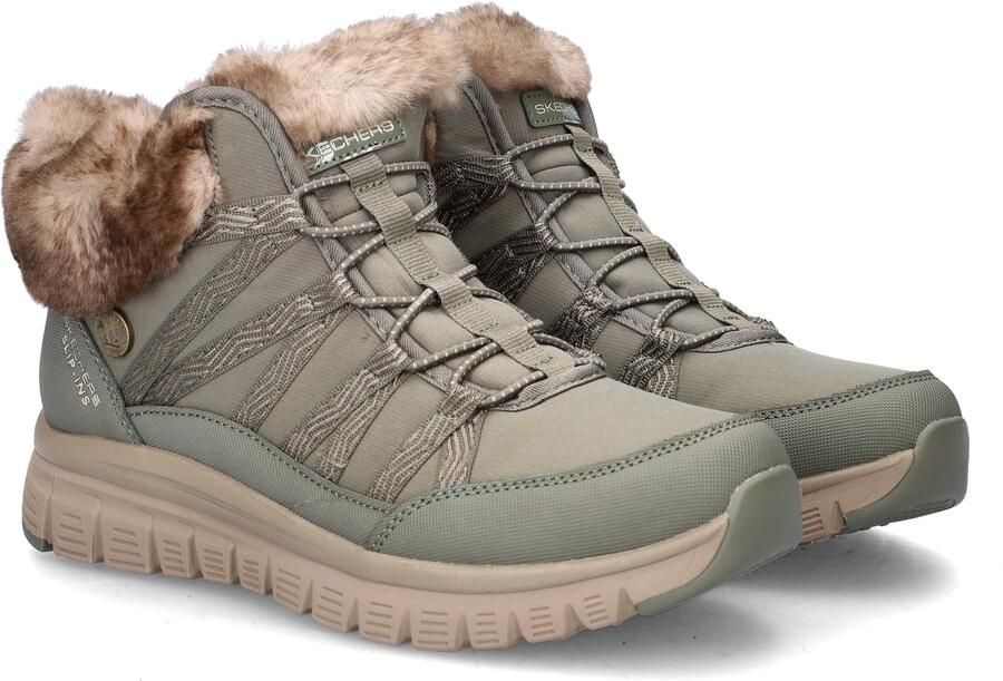 Skechers Hands Free Slip-In Graceful Misty Stroll dames veterboot Kaki - Foto 3