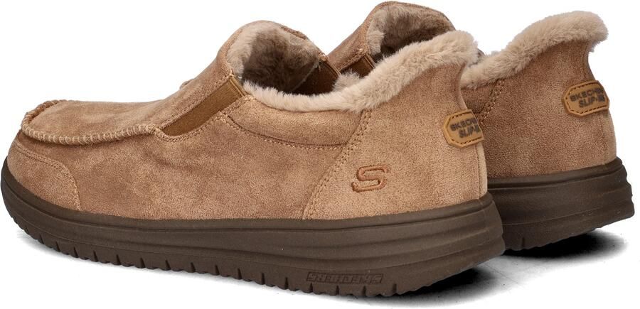 Skechers Slip-Ins Murette Scofield Heren Pantoffel 205606 TAN Lichtbruin - Foto 15