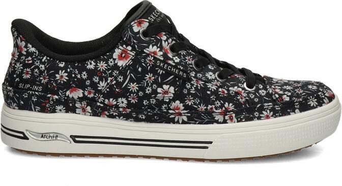 Skechers Hands Free Slip-Ins Arch Fit Arcade dames sneaker Zwart multi - Foto 2