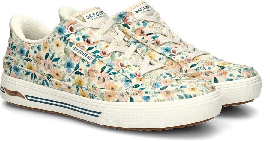 Skechers Hands Free Slip-Ins Arch Fit Arcade dames sneaker Beige multi - Foto 2