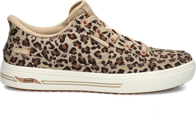 Skechers Hands Free Slip-Ins Arch Fit Arcade dames sneaker Leopard - Foto 2