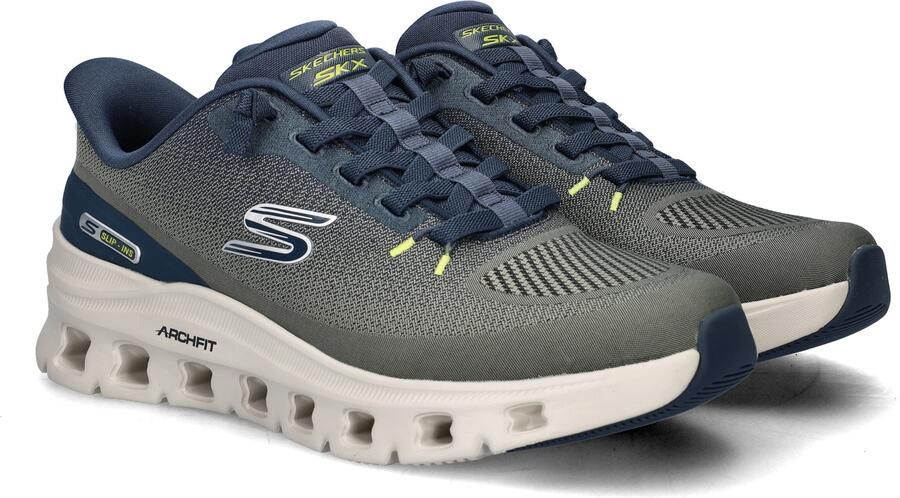 Skechers Hands Free Slip-Ins Arch Fit Glide-Step heren sneaker Kaki - Foto 2