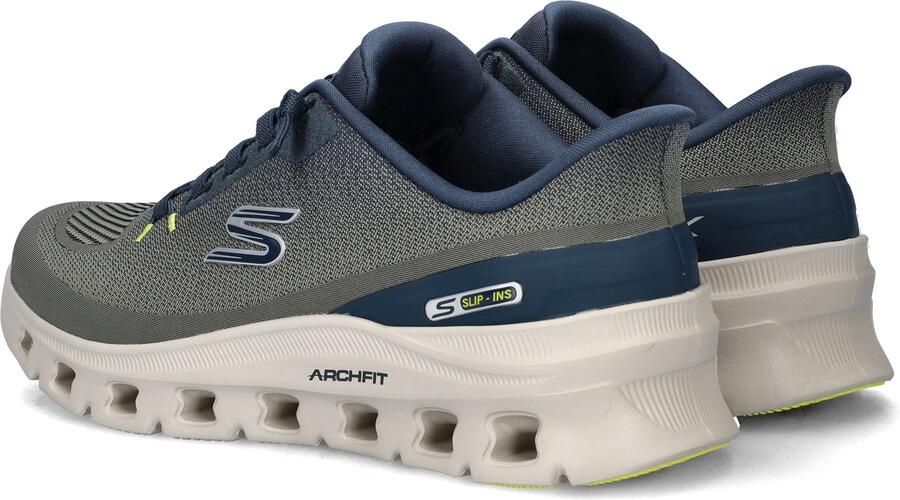 Skechers Hands Free Slip-Ins Arch Fit Glide-Step heren sneaker Kaki - Foto 3