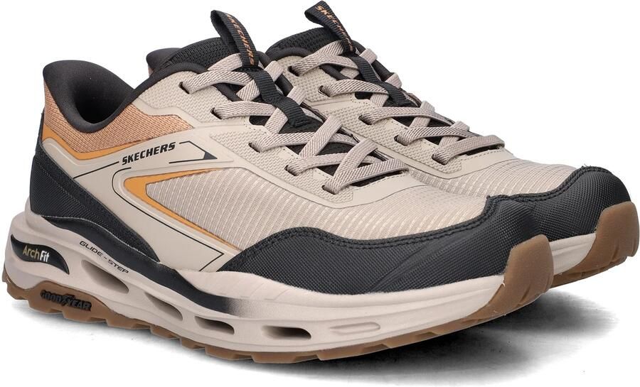Skechers Hands Free Slip-Ins Arch Fit Glide-Step Orvan Talon heren sneaker Taupe - Foto 3