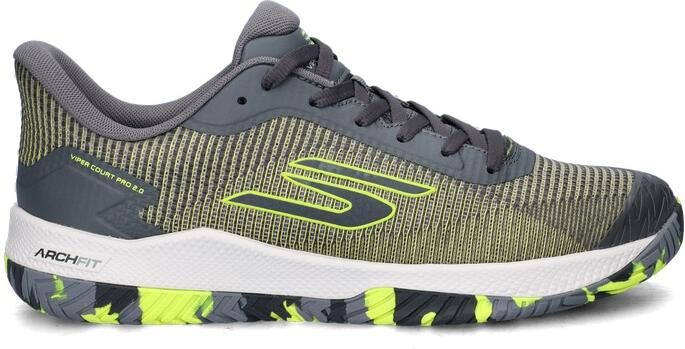 Skechers Hands Free Slip-Ins Arch Fit Viper Court Elite 2.0 heren sneaker Grijs - Foto 2