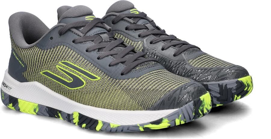 Skechers Hands Free Slip-Ins Arch Fit Viper Court Elite 2.0 heren sneaker Grijs - Foto 4