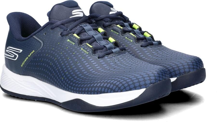 Skechers Hands Free Slip-Ins Arch Fit Viper Court Road heren sneaker Donkerblauw - Foto 4