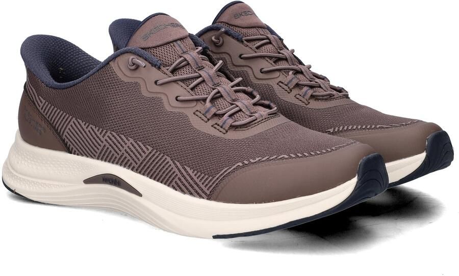 Skechers ARCH FIT VISTA 2.0-BRIGHT Dames Instappers Grijs Donkerblauw - Foto 4