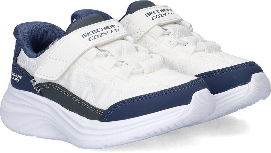 Skechers Hands Free Slip-ins: Comfy Sprints jongens sneaker Wit blauw - Foto 2
