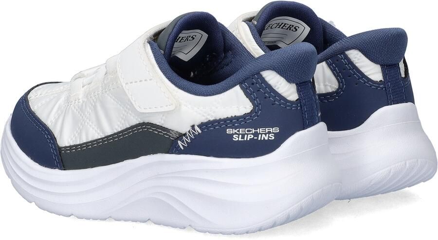 Skechers Hands Free Slip-ins: Comfy Sprints jongens sneaker Wit blauw - Foto 3