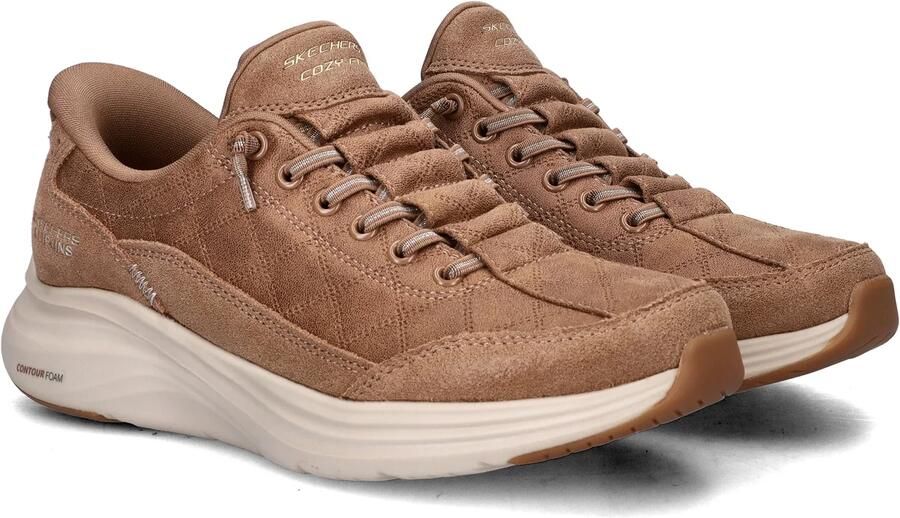 Skechers CONTOUR FOAM-Naturel EASE Dames Instappers Naturel Chestnut - Foto 4