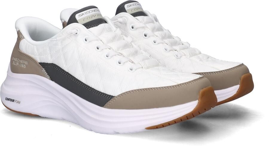 Skechers Slip-Ins Contour Foam Cozy Fit Instappers Heren Wit - Foto 15