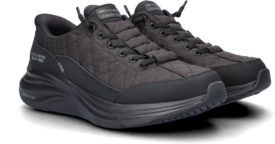 Skechers CONTOUR FOAM COZY FIT Heren Instappers Zwart - Foto 4