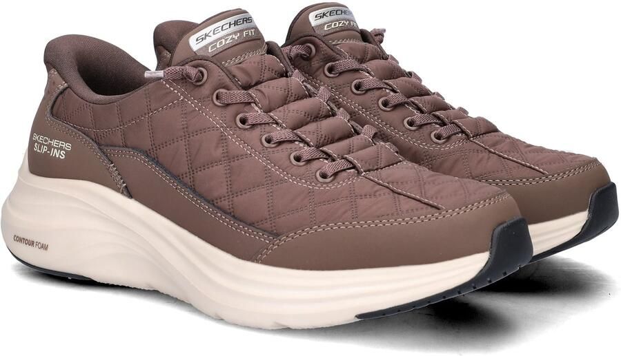 Skechers Heren Cozy Fit Slip-ins Sneakers Contour Foam 232619 BRN - Foto 6