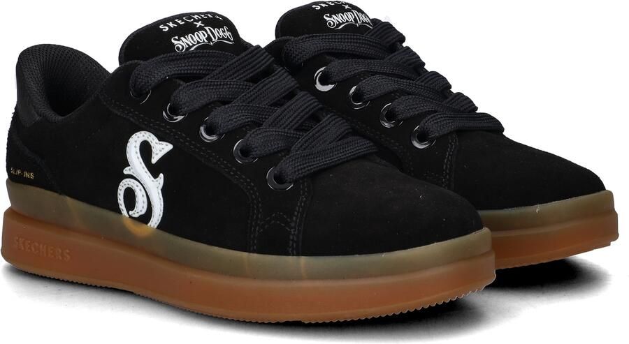 Skechers Hands Free Slip-Ins Courtside dame sneaker Zwart wit - Foto 2