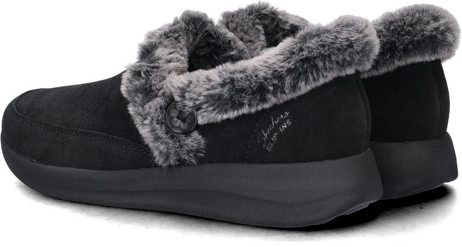 Skechers Hands Free Slip-ins Cozy Escape Frosty Bliss dames pantoffels Zwart - Foto 5