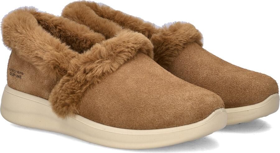 Skechers Hands Free Slip-Ins Cozy Escape dames pantoffels Cognac - Foto 4
