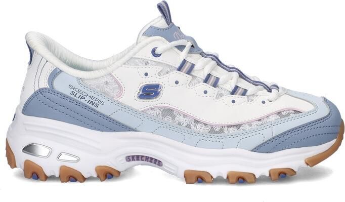 Skechers Hands Free Slip-Ins d'Lites dames sneaker Blauw wit - Foto 2