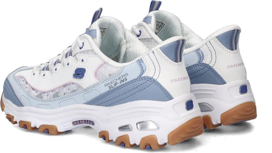 Skechers Hands Free Slip-Ins d'Lites dames sneaker Blauw wit - Foto 4