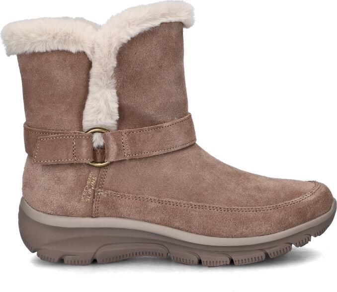 Skechers Leren instappers Relaxed Fit Easy Going Dreamers Luxe Vibes bruine leren instappers - Foto 2