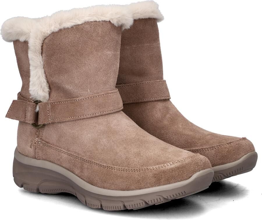 Skechers Leren instappers Relaxed Fit Easy Going Dreamers Luxe Vibes bruine leren instappers - Foto 3