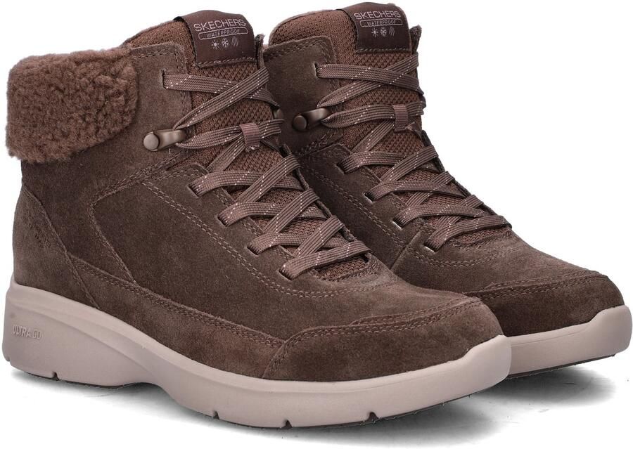 Skechers Hands Free Slip-Ins Glacial Ultimate dames veterboot Bruin - Foto 3
