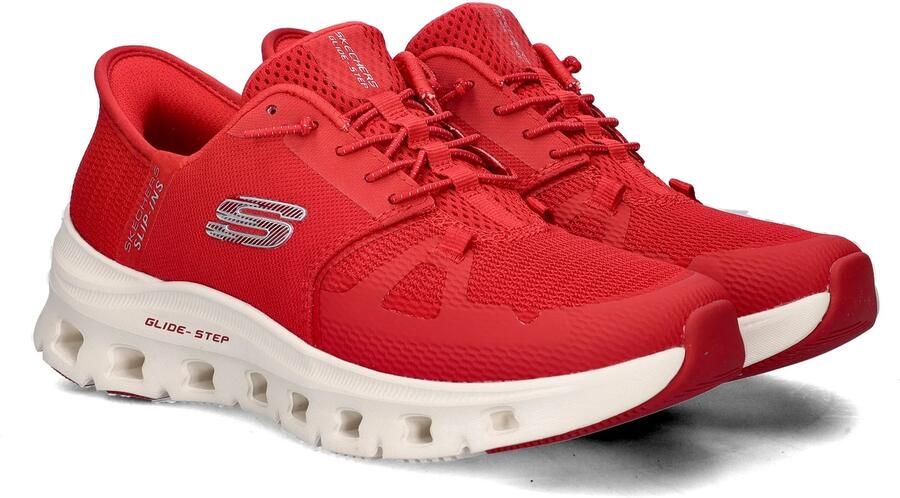 Skechers Hands Free Slip-Ins Glide dames sneaker Rood - Foto 4