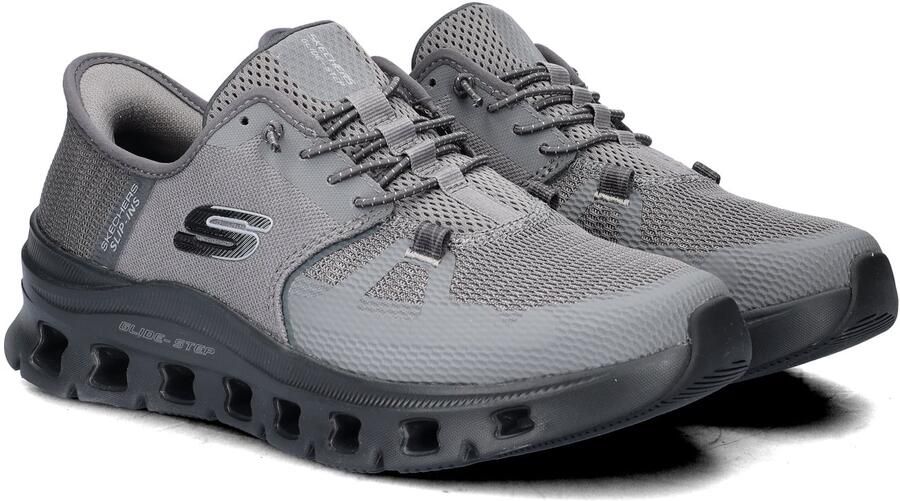 Skechers Heren Glide Step Pro Slip Ins Sneakers Charcoal Black - Foto 5