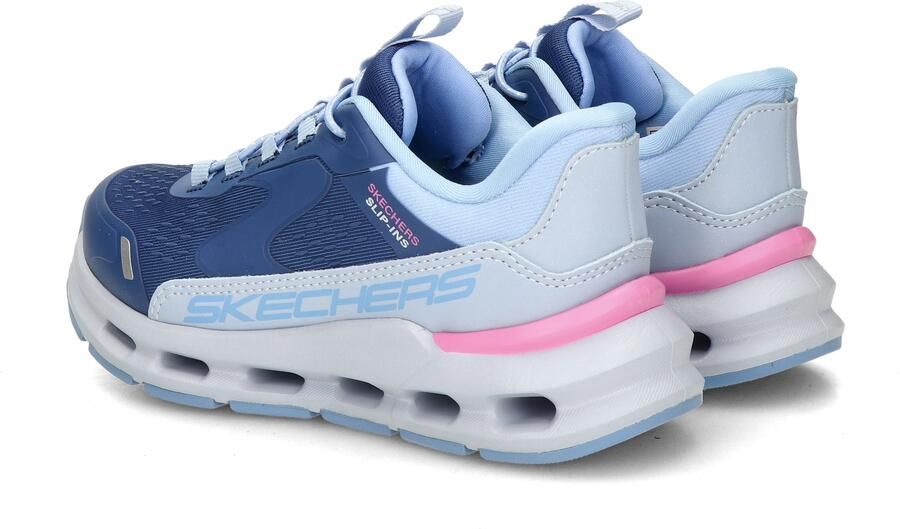 Skechers Hands Free Slip-ins Glide-Step Vista Lane meisjes sneaker Blauw - Foto 10