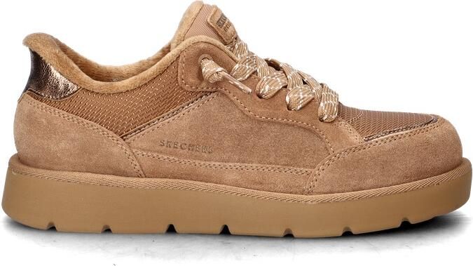 Skechers Hands Free Slip-Ins Keepsakes Cozy Street Hiker EZ dames sneaker Cognac - Foto 4