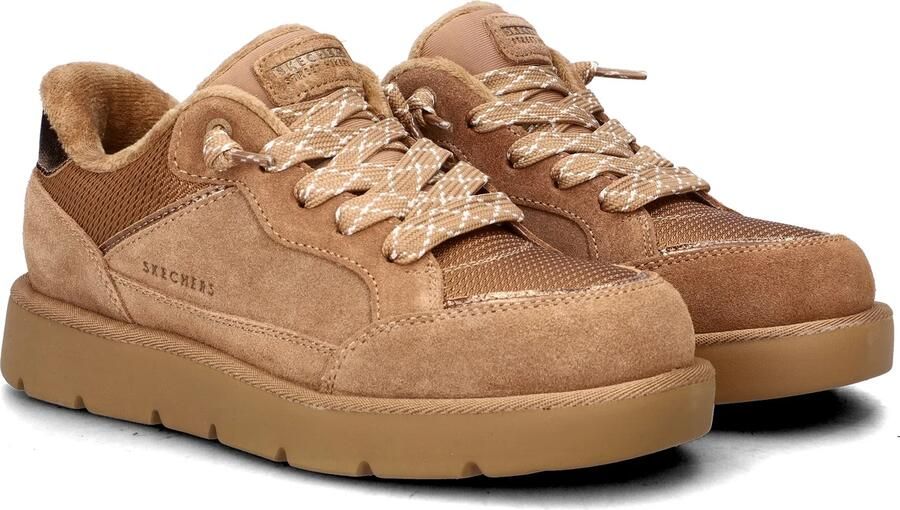 Skechers Hands Free Slip-Ins Keepsakes Cozy Street Hiker EZ dames sneaker Cognac - Foto 5