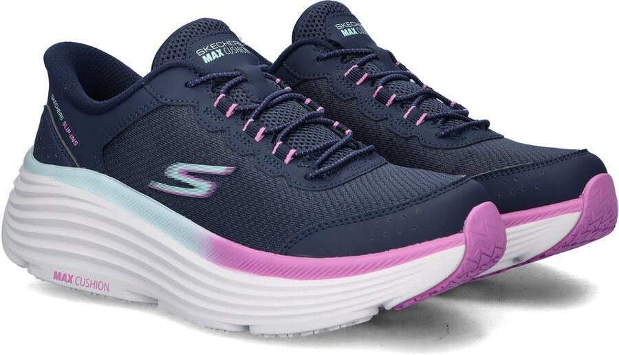 Skechers Hands Free Slip-Ins Max Cushioning Endeavor dames sneaker Blauw multi