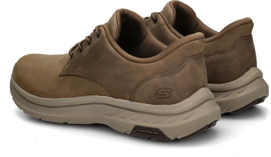 Skechers Hands Free Slip-Ins Pollard heren sneaker Donker Taupe - Foto 5