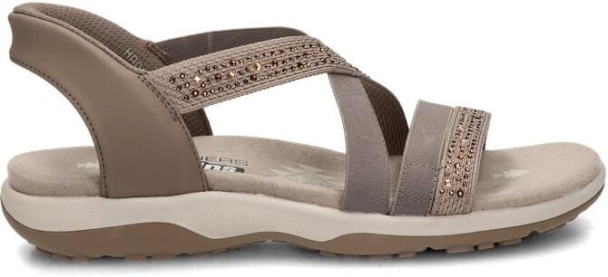 Skechers Sandalen REGGAE SLIM-SUMMER SPARKLE sandalet instapper met slip-ins functie