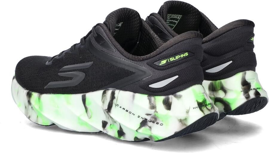 Skechers SKX AERO BURST SI GLOW IN Dames Sportschoenen Zwart - Foto 6