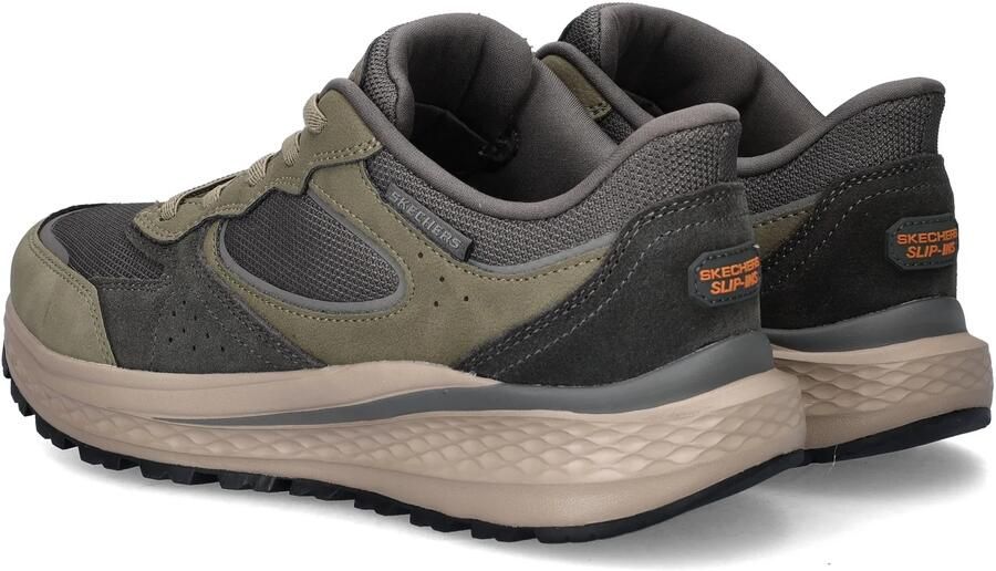 Skechers SLADE ULTRA GAGE Heren Instappers Grijs Olive - Foto 5