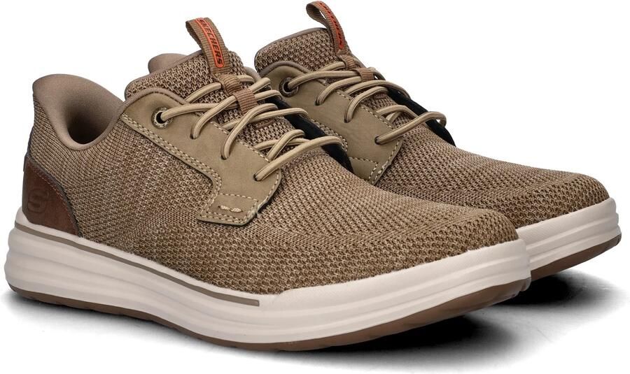 Skechers Slip-Ins: Relaxed Fit Veterschoenen Laag Taupe - Foto 10