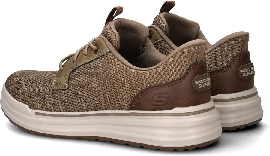 Skechers Slip-Ins: Relaxed Fit Veterschoenen Laag Taupe - Foto 11